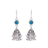 Long tassel Nepal lantern earrings