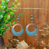 Bohemian fashion alloy long earrings