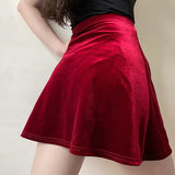 themeisles - Ruby Velvet Skirt ~ HANDMADE