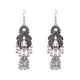Long tassel Nepal lantern earrings