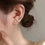 S925 Silver Needle Super Fairy Opal Fish Tail Earrings