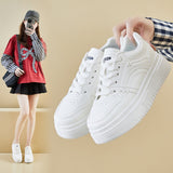 spring little white shoes new Korean version ins female students platform heightening sports board shoes casual street shooting H2512