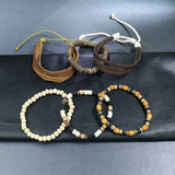 Fashion leather rope hand-woven bracelet