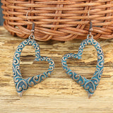 Round alloy earrings