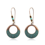 Bohemian fashion alloy long earrings