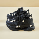 ins Korean version of the new dad shoes girl  spring student sports running casual thick sole height increase FB7703-2