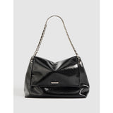 Niche design tote bag women's 2023 new high-end chain bag leather large-capacity commuter shoulder messenger bag