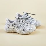 2025  ins Korean version of the new dad shoes girl  spring student sports running casual thick sole height increase street shot KT251