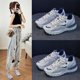 2025  ins Korean version of Forrest Gump women's shoes  spring new Internet celebrity student sports shoes heightening street casual shoes 6657