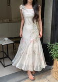 - women's summer floral suspender dress GEU1155