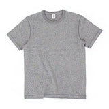 Momentlover  -  Summer Japanese Heavy Cotton T-shirt Men's Brushed Round Neck Thick Cotton Short-sleeved Khaki T-shirt