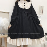 Halloween Gothic Retro Girls Lolita Lace Tea Party Dress Anime Cosplay Women Princess Long Sleeve Dresses Japanese Op Kawaii Sweet Costume