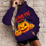 Halloween Hoodies Cool Cartoon Pumpkin 3D Print Pullover Sweatshirt Party Dress For Women And Children Tracksuit Winter Wear