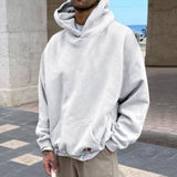 Momentlover New Hip Hop Hoodies With Heavyweight Autumn Winter Men Kanye West Hoodie Sweatshirt Swag Solid Good Quality Pullover