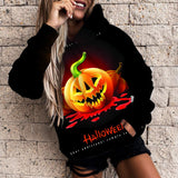Halloween Hoodies Cool Cartoon Pumpkin 3D Print Pullover Sweatshirt Party Dress For Women And Children Tracksuit Winter Wear