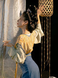 Tang Dynasty Han Fu Dun Huang Ancient hanfu Dress Lady Elegance Original Hanfu ханьфу 요정 드레스