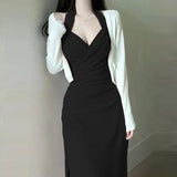 Geuxml  Summer Dress Women'S Long Skirt New Dresses  Y2K Sexy Party Night Club Prom Outfit Plus Siz Two Piece Vestidos