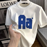 Momentlover  -  Men's Basic Vintage Casual Pure Cotton Oversized T-shirt Summer Streetwear Casual Harajuku Fashion Style Round Neck Clothing