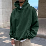 Momentlover New Hip Hop Hoodies With Heavyweight Autumn Winter Men Kanye West Hoodie Sweatshirt Swag Solid Good Quality Pullover