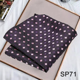 Momentlover Business Neck Scarf Men's Retro Scarf Men's Printing Scarf Small Square Men's Fall Suit Shirt Luxury Scarf Hiphop Men's Scarf