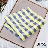 Momentlover Business Neck Scarf Men's Retro Scarf Men's Printing Scarf Small Square Men's Fall Suit Shirt Luxury Scarf Hiphop Men's Scarf