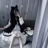 Halloween Gothic Retro Girls Lolita Lace Tea Party Dress Anime Cosplay Women Princess Long Sleeve Dresses Japanese Op Kawaii Sweet Costume