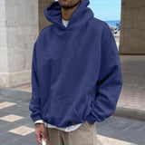 Momentlover New Hip Hop Hoodies With Heavyweight Autumn Winter Men Kanye West Hoodie Sweatshirt Swag Solid Good Quality Pullover