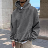 Momentlover New Hip Hop Hoodies With Heavyweight Autumn Winter Men Kanye West Hoodie Sweatshirt Swag Solid Good Quality Pullover