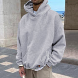 Momentlover New Hip Hop Hoodies With Heavyweight Autumn Winter Men Kanye West Hoodie Sweatshirt Swag Solid Good Quality Pullover