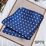Momentlover Business Neck Scarf Men's Retro Scarf Men's Printing Scarf Small Square Men's Fall Suit Shirt Luxury Scarf Hiphop Men's Scarf