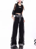 themeisles Vintage Harajuku Jeans Women Clothes For Teenagers Y2k Women's Slacks Fashion Aesthetic Clothing Autumn New Products Baggy Pants