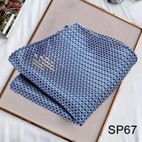 Momentlover Business Neck Scarf Men's Retro Scarf Men's Printing Scarf Small Square Men's Fall Suit Shirt Luxury Scarf Hiphop Men's Scarf