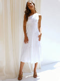 Red Boho Asymmetrical Solid Color Sexy One Shoulder Straped Bodycon Midi Dress Women Casual Summer Party Slip Dresses A1233