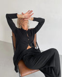 Muslim Sets Dubai Kaftan Fall 2 Pieces Sweater Tracksuit Islamic Outfits Long Sleeve Oversize Shirt Dress Long Pants Thobe