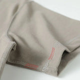 Momentlover  -  Summer Japanese Heavy Cotton T-shirt Men's Brushed Round Neck Thick Cotton Short-sleeved Khaki T-shirt