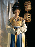 Tang Dynasty Han Fu Dun Huang Ancient hanfu Dress Lady Elegance Original Hanfu ханьфу 요정 드레스