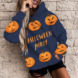 Halloween Hoodies Cool Cartoon Pumpkin 3D Print Pullover Sweatshirt Party Dress For Women And Children Tracksuit Winter Wear