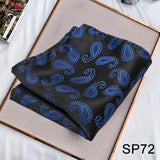 Momentlover Business Neck Scarf Men's Retro Scarf Men's Printing Scarf Small Square Men's Fall Suit Shirt Luxury Scarf Hiphop Men's Scarf