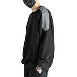 Momentlover  -  Quality Basic Oversized Sweatshirt Men Unisex Casual Cotton Pullover Korean Hoodies New Harajuku Streetwear Men Clothings