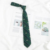 Momentlover -  Japanese College Style DK Uniform Hand Tie Fashion High Street Shirt Simple Striped Bow Ties Students Top Clothes Accessories