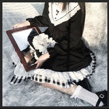 Halloween Gothic Retro Girls Lolita Lace Tea Party Dress Anime Cosplay Women Princess Long Sleeve Dresses Japanese Op Kawaii Sweet Costume