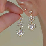Momentlover Dancing Snowflakes and Love Confessions Cottagecore Princesscore Fairycore Coquette Angelcore Kawaii Earrings