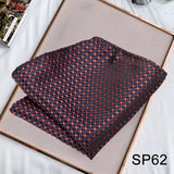 Momentlover Business Neck Scarf Men's Retro Scarf Men's Printing Scarf Small Square Men's Fall Suit Shirt Luxury Scarf Hiphop Men's Scarf
