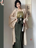 Song Dynasty Hanfu Dress Chinese Women Traditional Elegant Princess Dress Female Vintage Oriental Lady Hanfu Robe 3 Piece Set