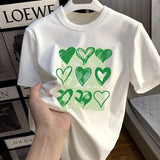 Momentlover  -  Men's Basic Vintage Casual Pure Cotton Oversized T-shirt Summer Streetwear Casual Harajuku Fashion Style Round Neck Clothing
