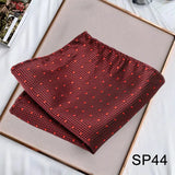 Momentlover Business Neck Scarf Men's Retro Scarf Men's Printing Scarf Small Square Men's Fall Suit Shirt Luxury Scarf Hiphop Men's Scarf