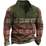 Momentlover Patchwork Fashion Mens Sweatshirt Casual Loose Long Sleeve Zip- Stand Collar Pullovers  Spring Leisure Men Hoodie Streetwear