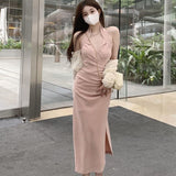 Geuxml  Summer Dress Women'S Long Skirt New Dresses  Y2K Sexy Party Night Club Prom Outfit Plus Siz Two Piece Vestidos