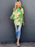 Sexy Cold Shoulder Short Sleeve Mini Dress Tunic Women Summer Clothes Beach Wear Green Boho Printed Dresses Vestidos A1286