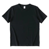 Momentlover  -  Summer Japanese Heavy Cotton T-shirt Men's Brushed Round Neck Thick Cotton Short-sleeved Khaki T-shirt
